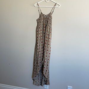 NWT from Buckle dress with tie front, stretchy top, short front long back